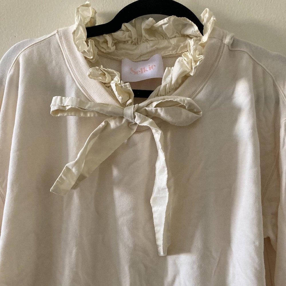 Selkie The Victorian Sweater in Cream